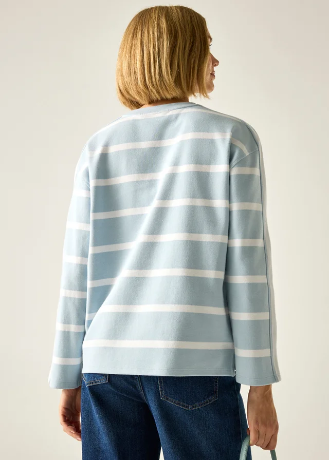 Regatta Skyway White Stripe Avira Sweatshirts