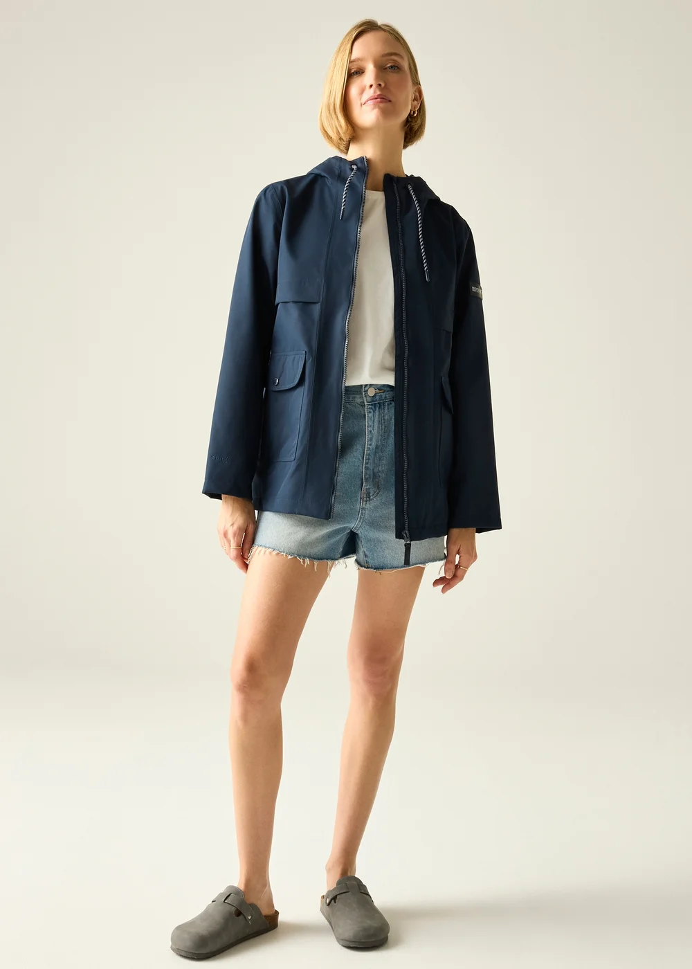 Regatta Navy Floral Paradise Orlea Waterproof With Isotex Technology Jacket - 10 Image 3