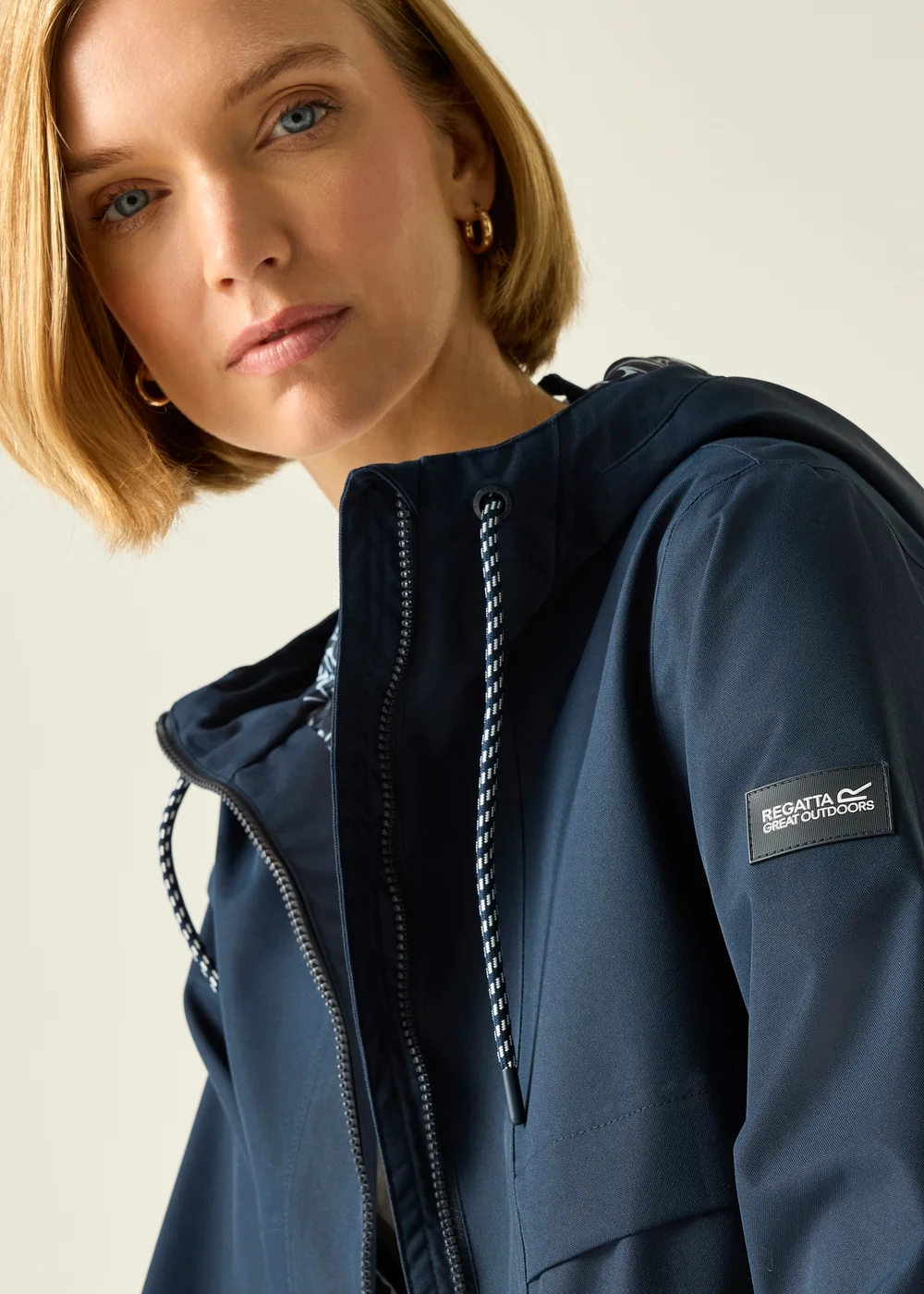Regatta Navy Floral Paradise Orlea Waterproof With Isotex Technology Jacket - 10 Image 4