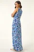 Roman Blue Aztec Twist Maxi Dress - 14 Image 3