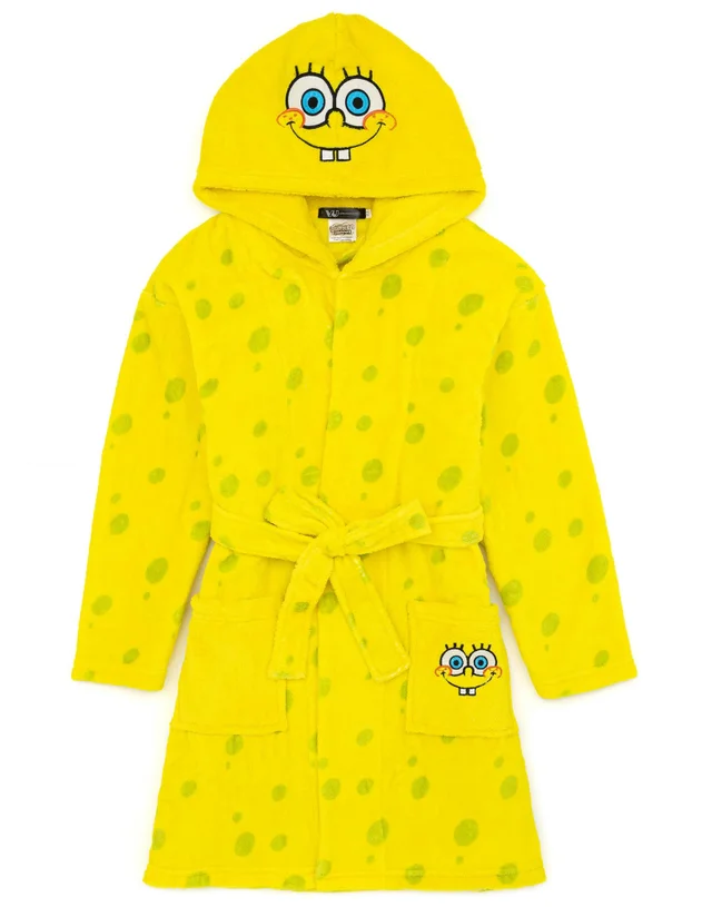 Vanilla Underground SpongeBob SquarePants Kids Unisex Dressing Gown (3-14 yrs)