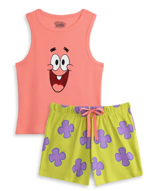Vanilla Underground Spongebob SquarePants Patrick Pj Set - Extra Large Image 3