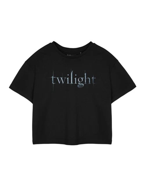 Vanilla Underground Twilight Black Cropped T-Shirt - XXL Image 3