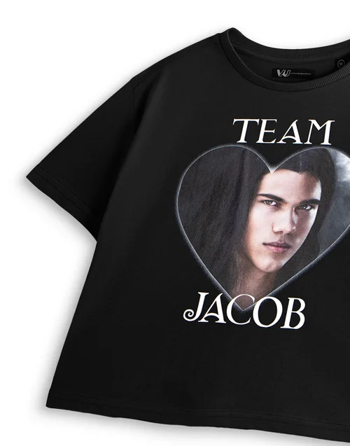 Vanilla Underground Twilight Team Jacob Black Cropped T-Shirt - XXL Image 5
