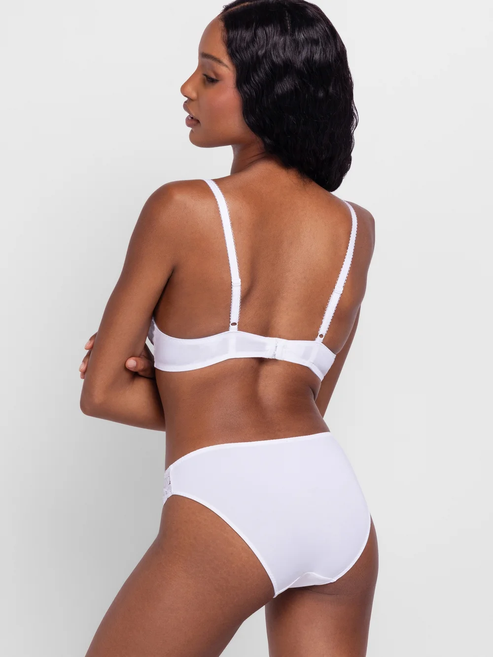 Dorina White/Beige Angie Push Up Plunge 2-Pack - 34DD Image 3