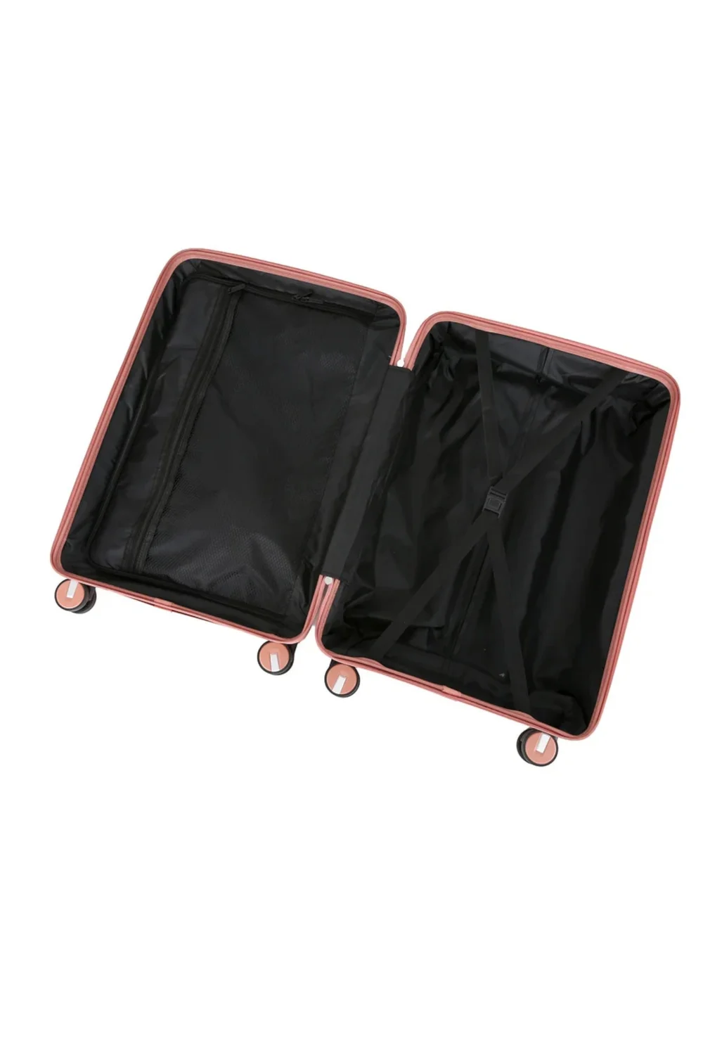 Infinity Luggage Pink Hard Shell Suitcase TSA Suitcases - Cabin Image 4