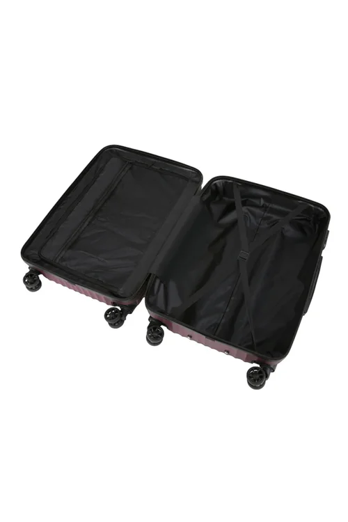 Infinity Luggage Burgundy ABS Hard Shell Suitcase - M Image 4