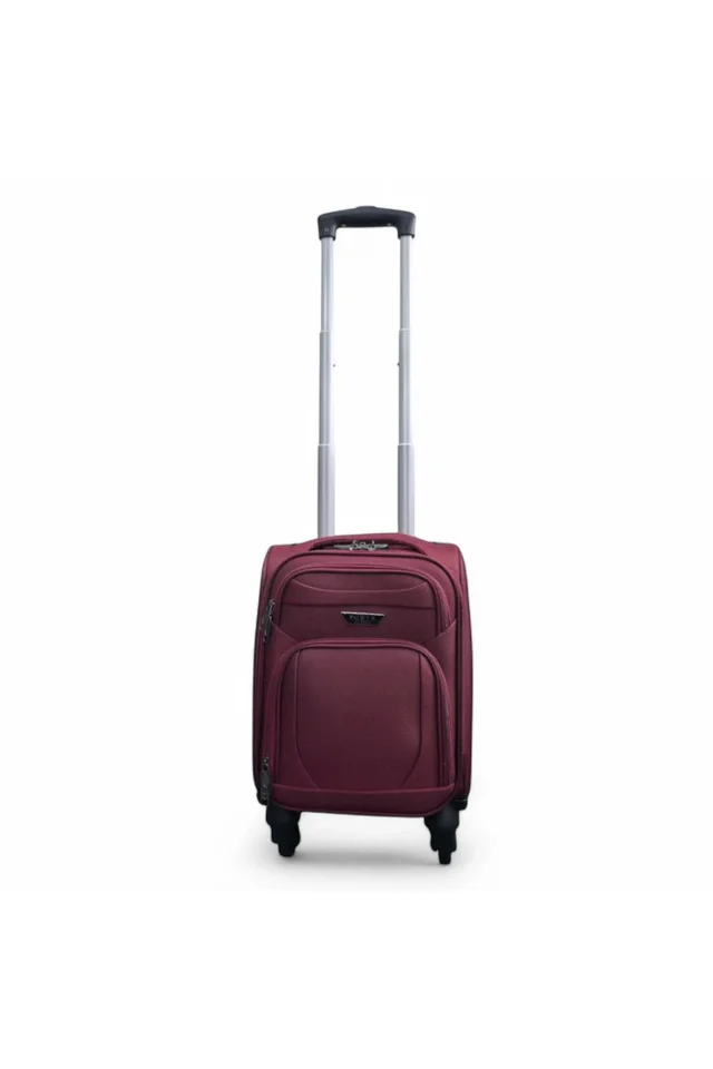 Infinity Luggage Wine Soft Shell Lightweight Underseat Nylon Suitcase