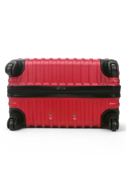 Infinity Luggage Red Hard Shell ABS Travel Suitcase Set - One Size Image 4