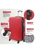 Infinity Luggage Red Hard Shell ABS Travel Suitcase Set - One Size Image 3
