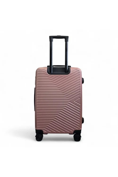 Infinity Luggage Rose Gold Hardshell Robust Suitcases - M Image 4