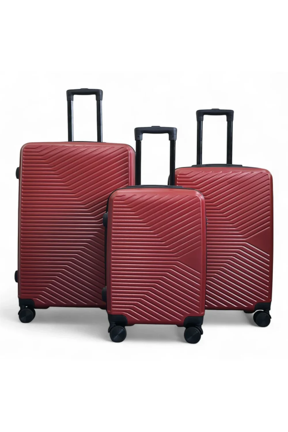 Infinity Luggage Red Hardshell Robust Suitcases - M Image 1