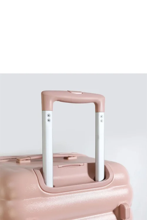 Infinity Luggage Pink Hard Shell Cabin TSA Secure - Cabin Image 5