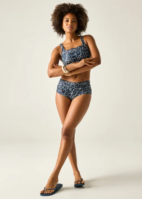 Regatta Navy Floral Loria Bikini Top - 12 Image 3