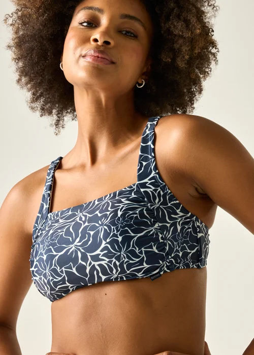 Regatta Navy Floral Loria Bikini Top - 12 Image 4