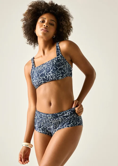 Regatta Navy Floral Loria Bikini Brief - 20 Image 1
