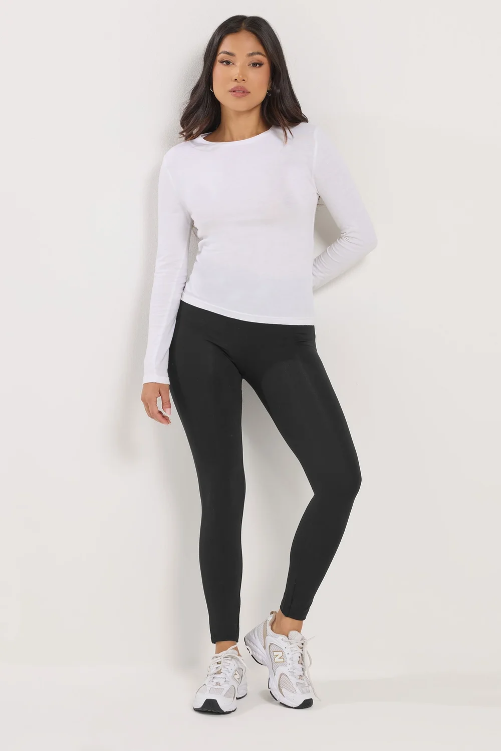 PixieGirl Petite 2 Pack Chocolate Brown & Black Leggings - 8/L27 Image 3