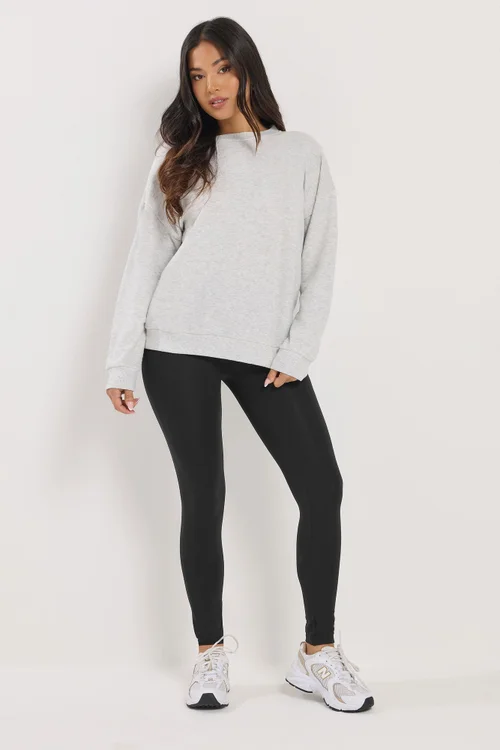 PixieGirl Petite 2 Pack Grey & Black Leggings - 12/L27 Image 3