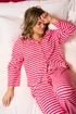JimJam Red Stripe PJ Set - Large Image 3