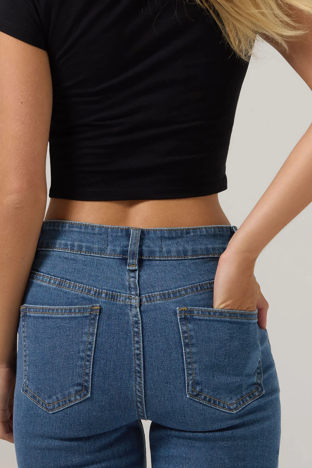 PixieGirl Petite Blue Bootcut Jeans - 16/L27 Image 4