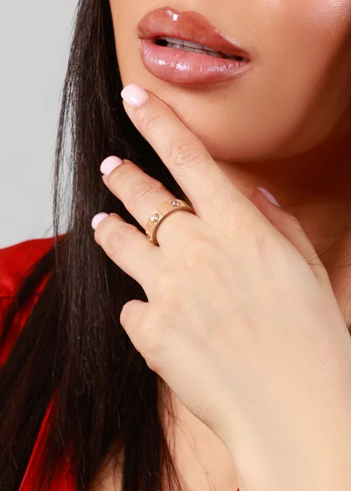 Say It With Rose Gold Love Ring - Small - S Image 2