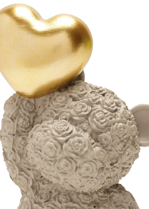 Love Is Sweet Grey Bear With Heart - One Size Image 3