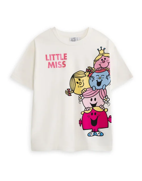 Vanilla Underground Mr. Men & Little Miss Girls Multicoloured T-Shirts (2-8 Years) - Pack of 3 - 4-5 Yrs Image 4