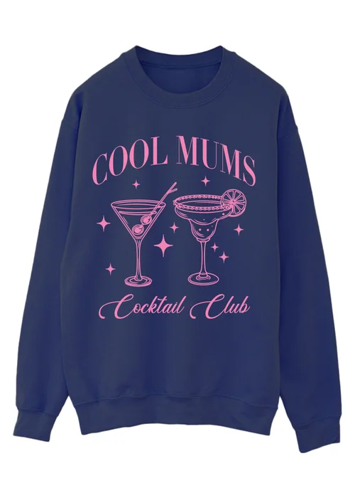 Spiral Galaxy Mother's Day Cool Mums Club Navy Blue Graphic Sweatshirt - 3XL Image 1