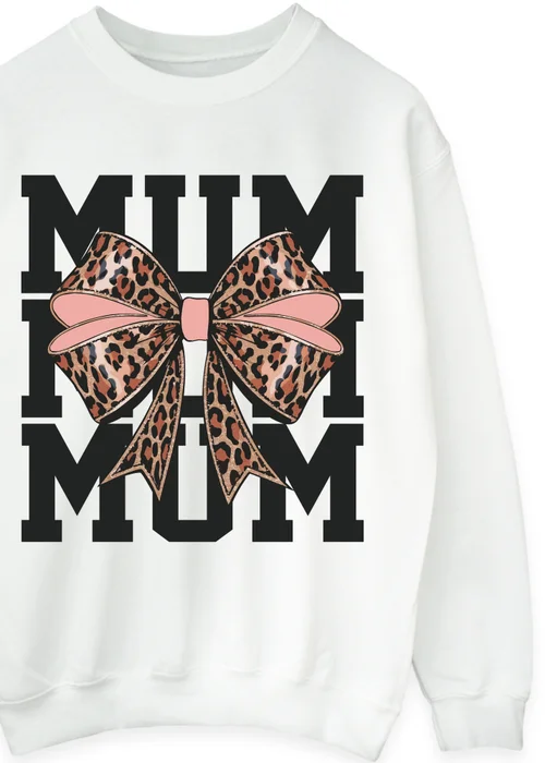 Spiral Galaxy Mother's Day Mum Ribbon White Graphic Sweatshirt - 5XL Image 2