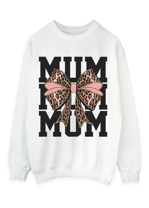 Spiral Galaxy Mother's Day Mum Ribbon White Graphic Sweatshirt - 5XL Image 1