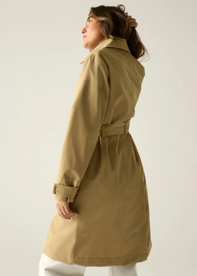 Regatta Oat Multi Flower Yellow Orla Trench With Isotex Stretch Jacket