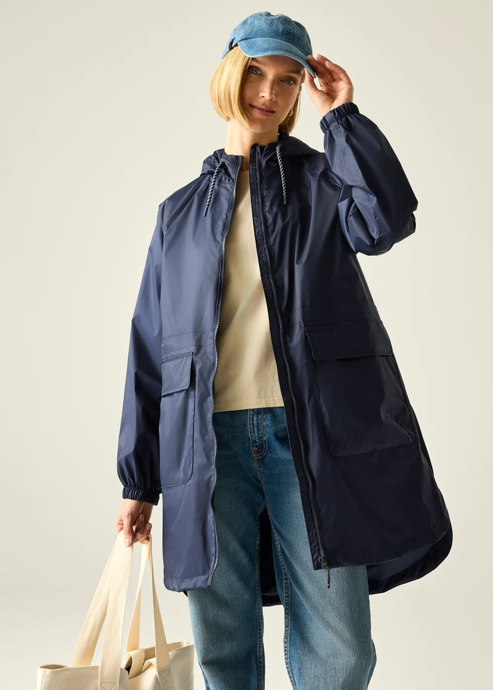 Regatta Navy Brindel Pack-It Waterproof With Isolite Technology Jacket - 10 Image 1