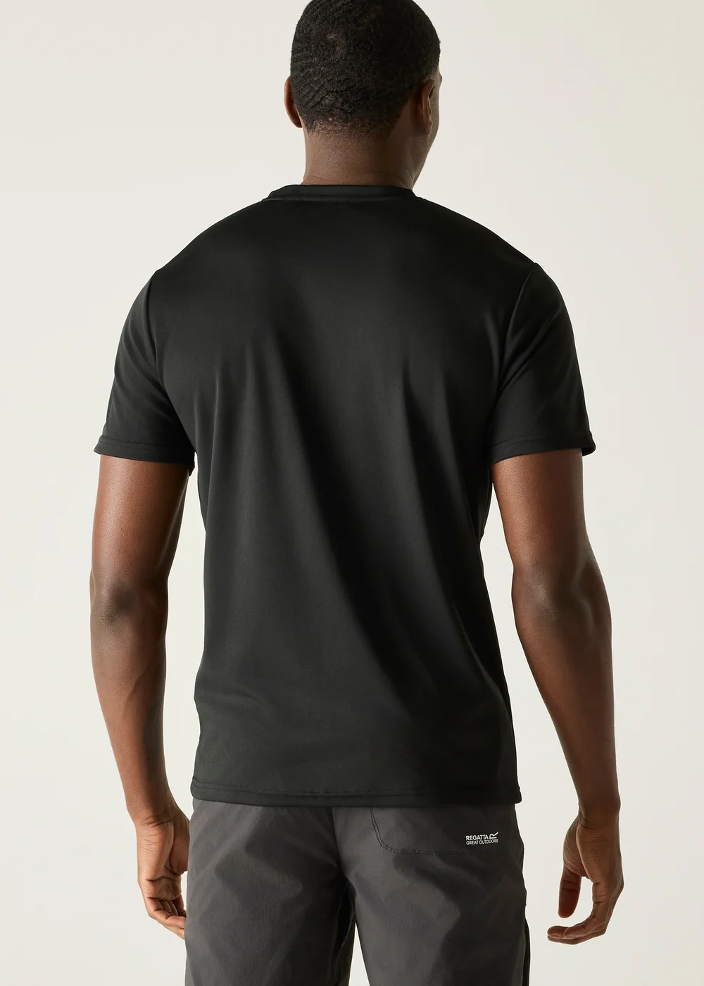 Regatta Black Fingal T-Shirt - S Image 2