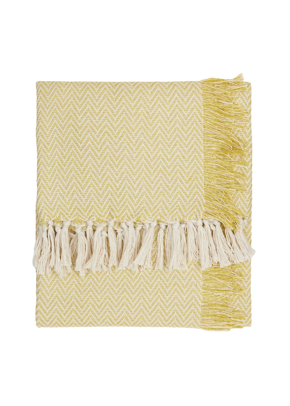 Yard Wisley Yellow Woven Outdoor Throw (130 x 180cm) - 130 x 180cm Image 1