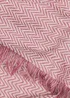 Yard Wisley Heather/Pink Woven Outdoor Throw (130 x 180cm) - 130 x 180cm Image 2