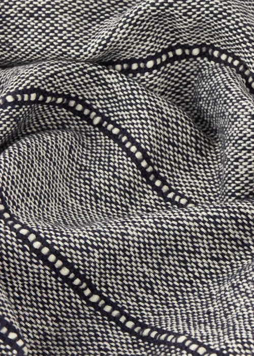 Yard Hedon Navy Woven Indoor/Outdoor Throw (130 x 180cm) - 130 x 180cm Image 2