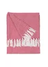 Furn Dessa Fuchsia Woven Indoor/Outdoor Throw (130 x 180cm) - 130 x 180cm Image 1
