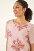 Roman Pink Floral Embroidered Top - 10 Image 4