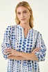 Roman Blue Spot Print Tunic Top - 14 Image 4