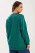 Yours Curve Teal Green 'Sicily' Slogan Sweatshirt - 16 Image 3