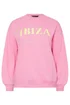 Yours Curve Pink 'Ibiza' Slogan Sweatshirt - 14 Image 5