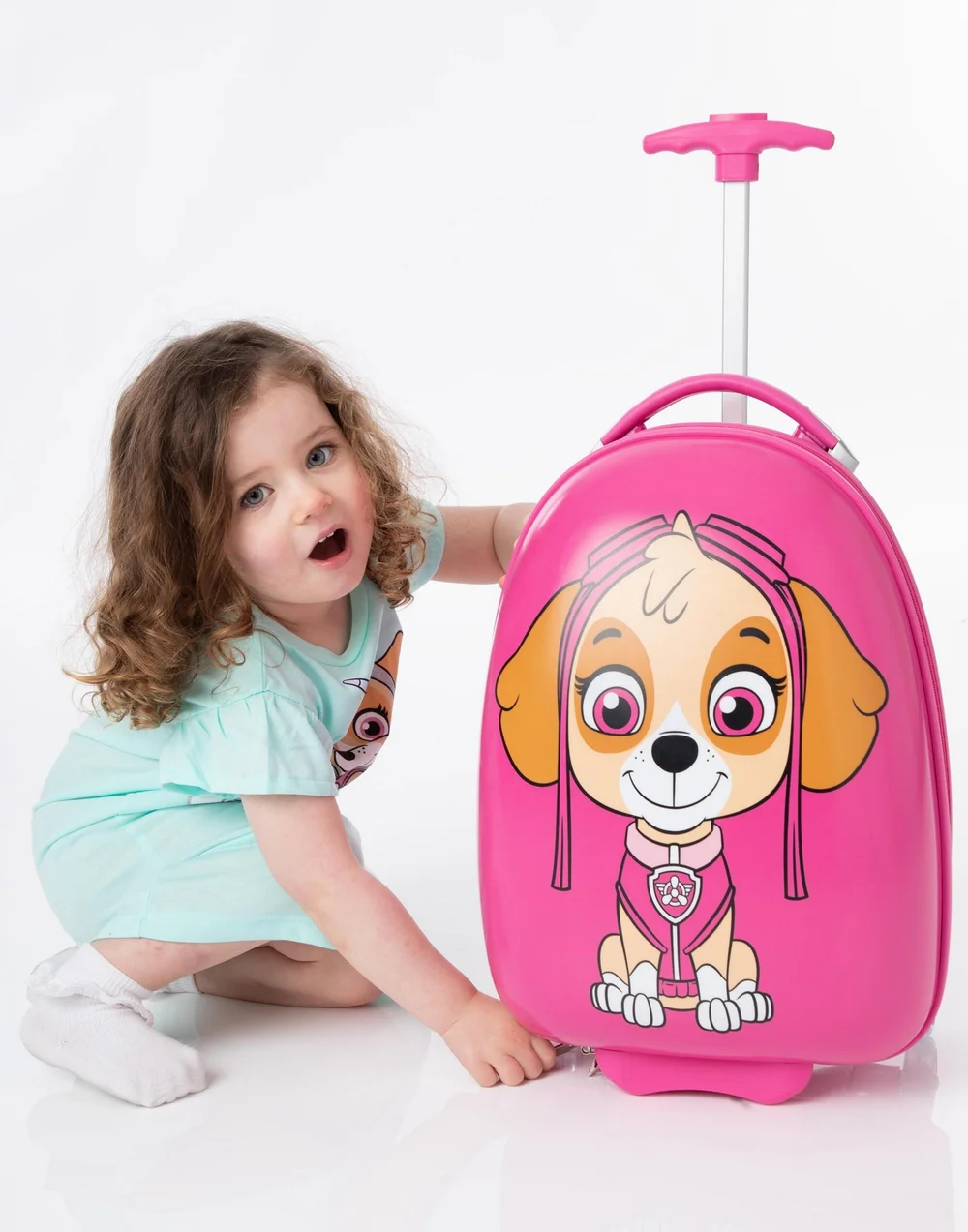 Vanilla Underground Paw Patrol Skye Pink Suitcase - One Size Image 3