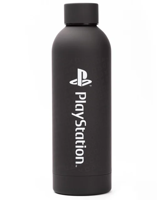 Vanilla Underground PlayStation Soft Touch Stainless Steel Water Bottle - One Size Image 1