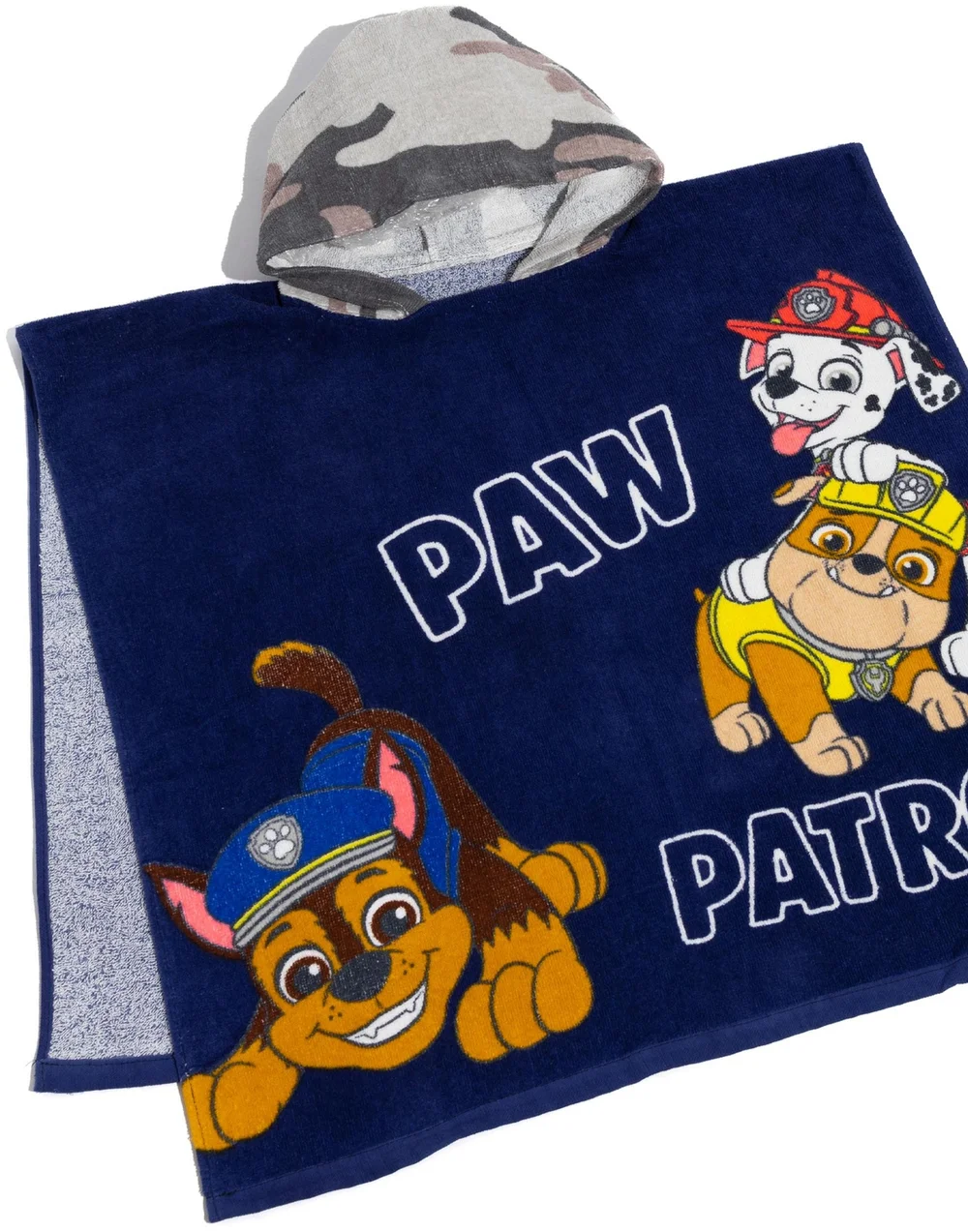 Vanilla Underground Paw Patrol Boys Multicoloured Poncho Towel (One Size) - One Size Image 4