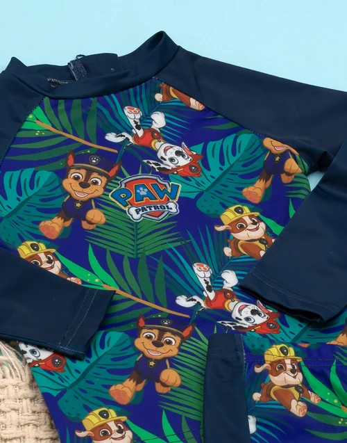 Vanilla Underground Paw Patrol Kids Two-Piece Swim Blue Set (18months - 7years) - 3-4 Yrs Image 5