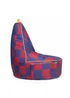 Kaikoo Blue Barca Large Gamer Chair in Iconic Check Print - One Size Image 4
