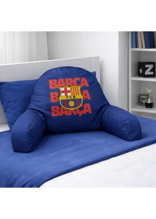 Kaikoo Blue Barca Logo Cuddle Cushion - One Size Image 1