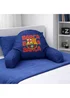 Kaikoo Blue Barca Logo Cuddle Cushion - One Size Image 1