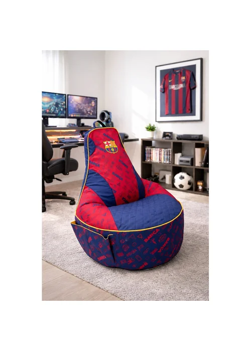 Kaikoo Blue Barca Larger Gamer Chair Printed - One Size Image 1