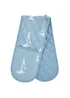 Catherine Lansfield Salcombe Boats Cotton Kitchen Double Oven Glove Blue - One Size Image 3